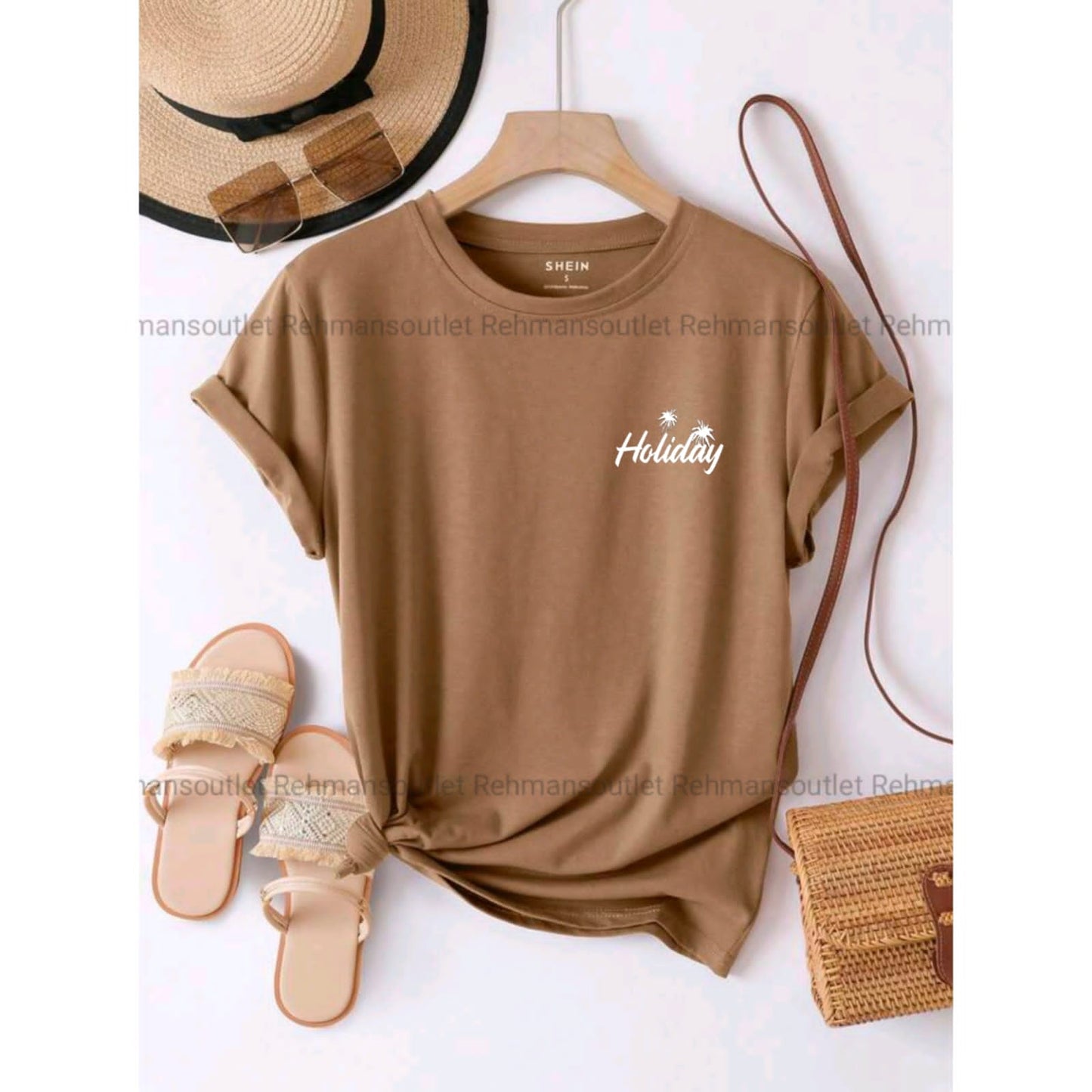 coffee tee with holiday p
