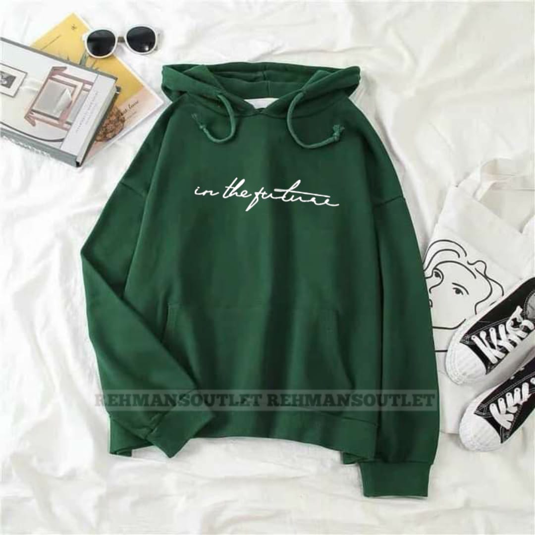 In the future green hoodie