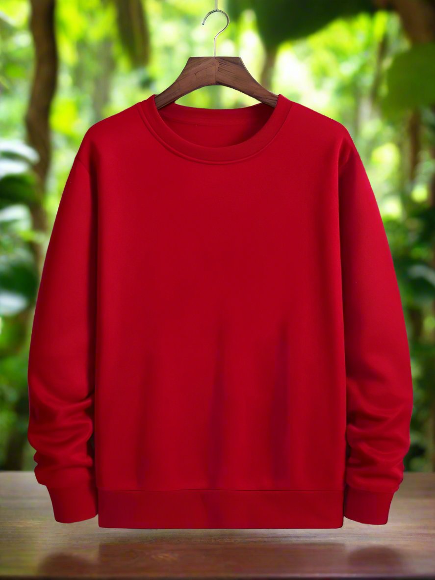 Red sweatshirt