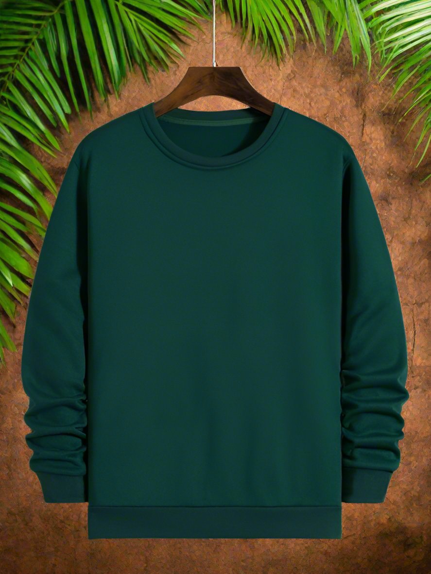 Dark green sweatshirt