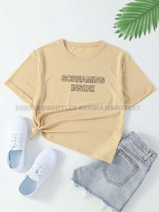 skin tee with screaming inside