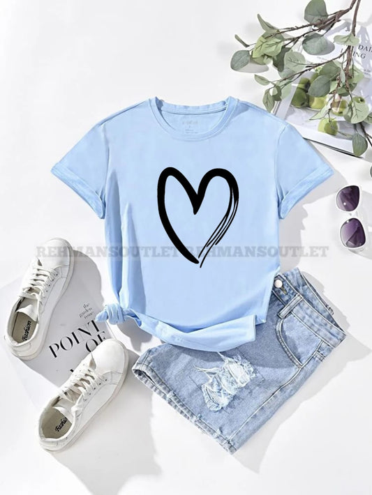 sky blue tee with unfilled heart bara