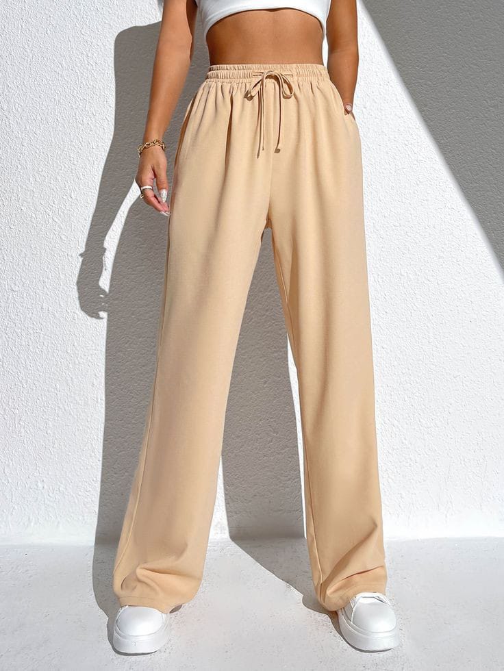 skin wide-leg trouser