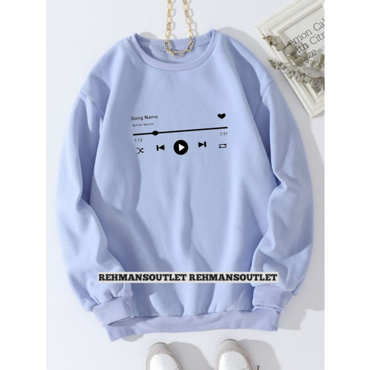 sky blue sweatshirt with song