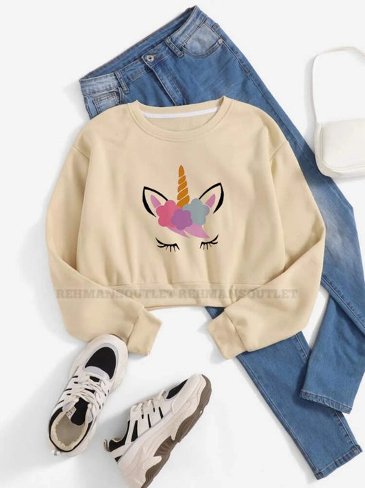 skin sweatshirt with unicorn
