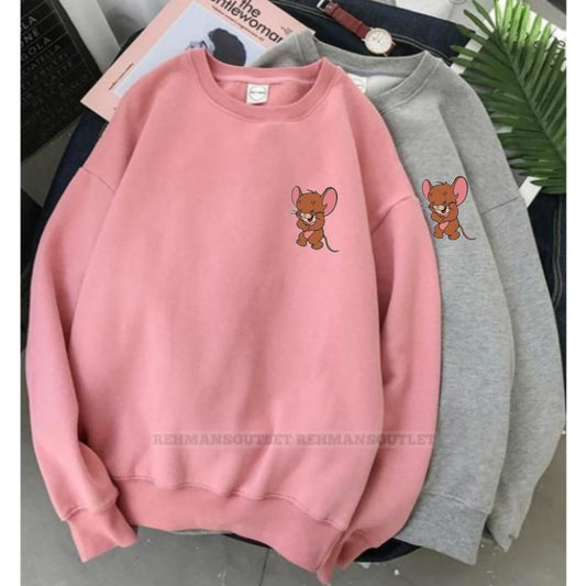 pack of 2 sweatshirt pink and grey with jerry p