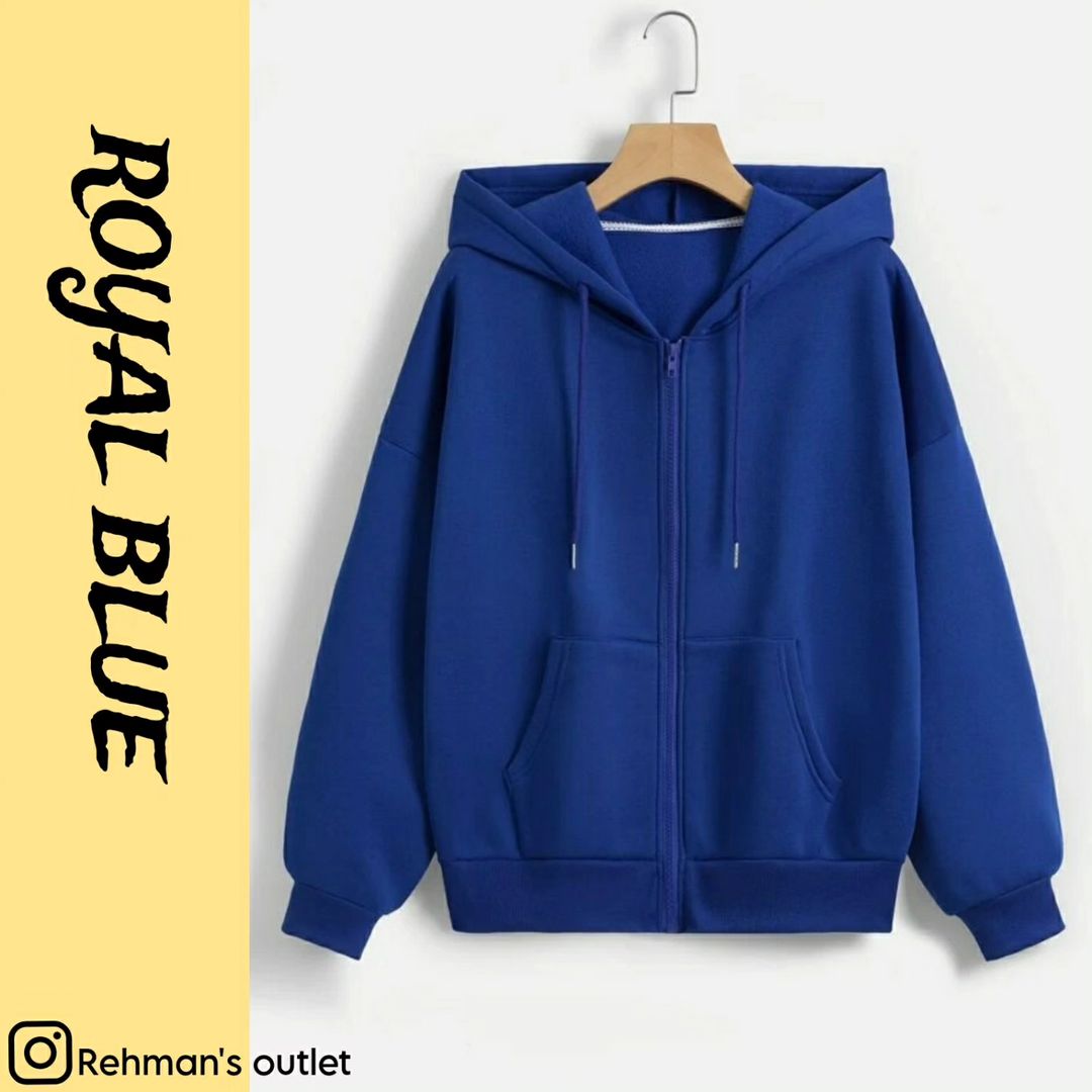 Royal blue zipper