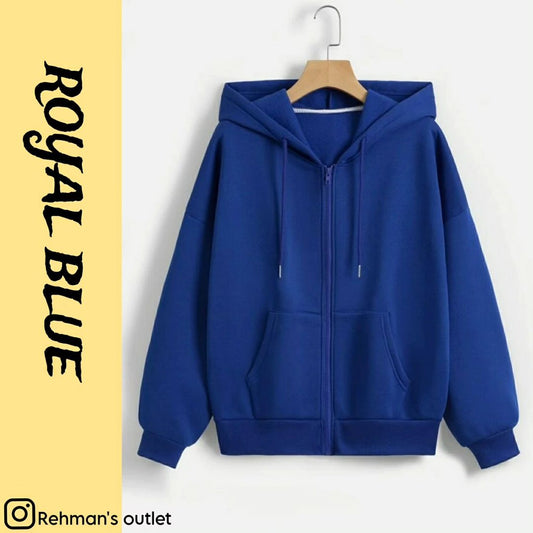 Royal blue zipper