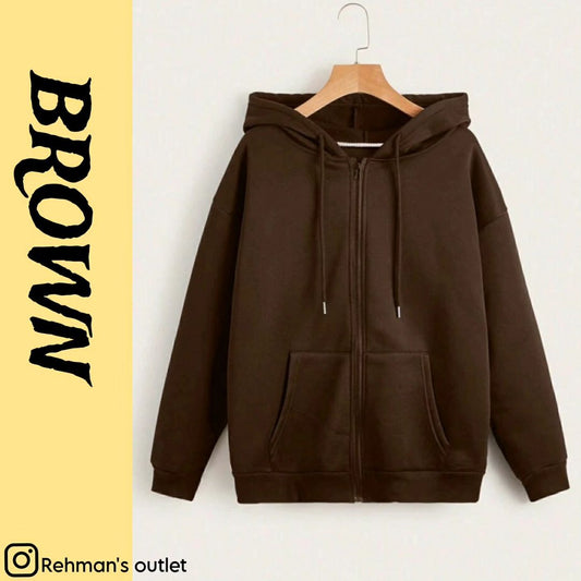 Brown zipper