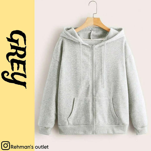 Grey zipper