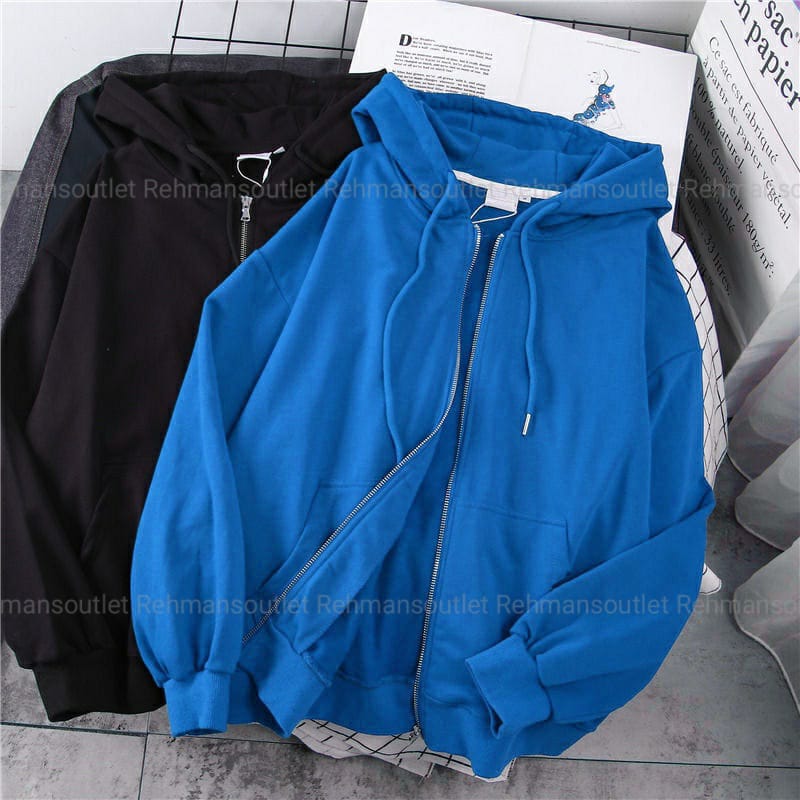 Pack of 2 zipper ( Royal blue and Black )