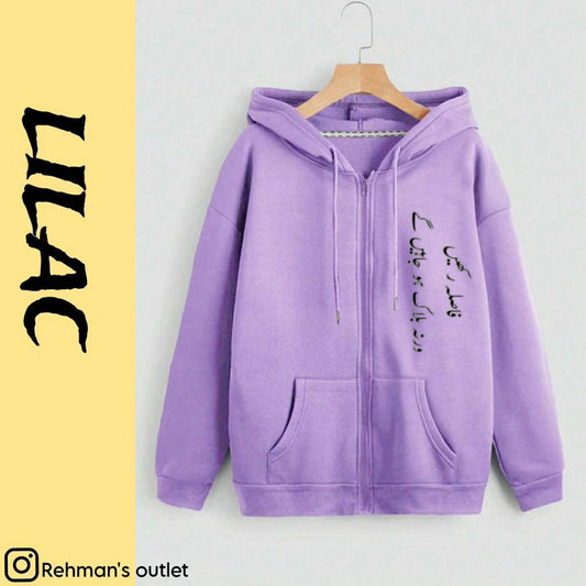 Fasla rakhein lilac zipper