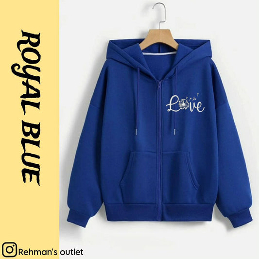 Love p royal blue zipper