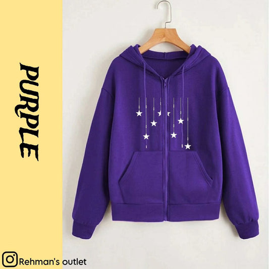 Clouds saturn purple zipper