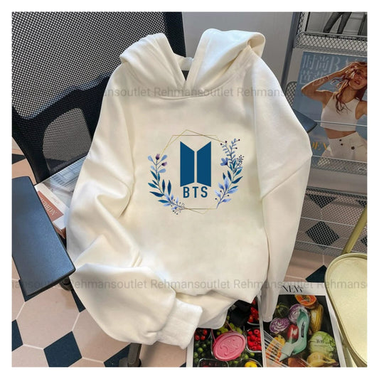 BTS fhn white hoodie