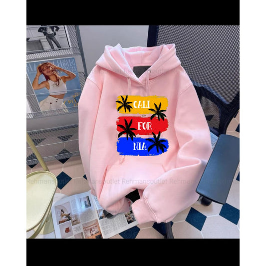 California trees pink hoodie