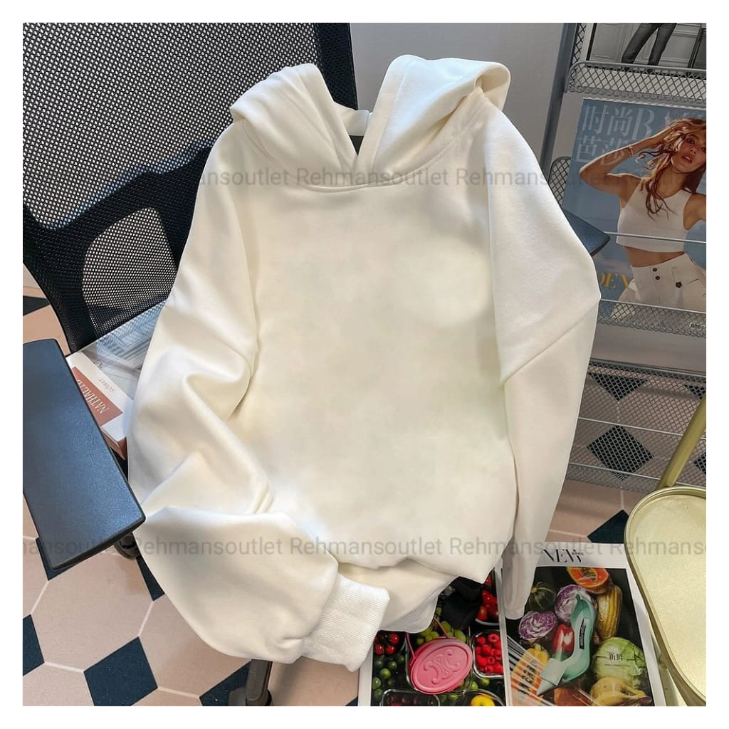 White hoodie