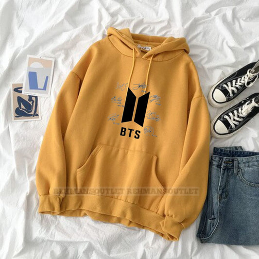 BTS signature mustard hoodie