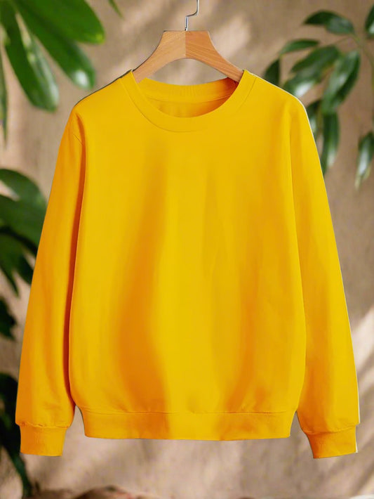 Yellow sweatshirt