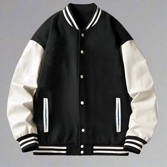 Black baseball jacket