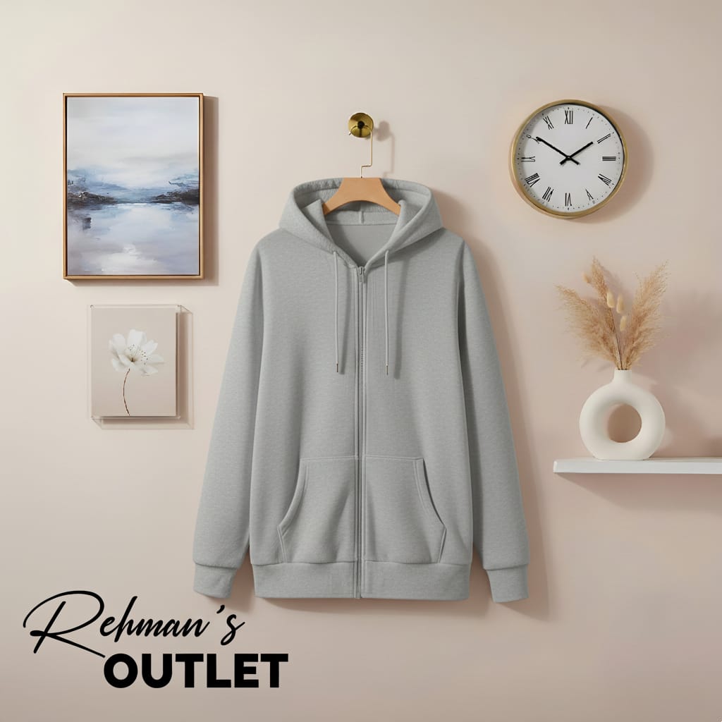 Grey zipper
