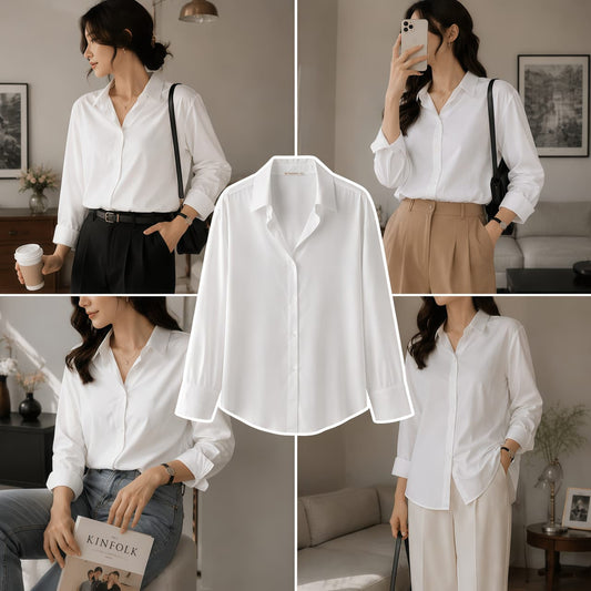 White Button-Down Shirt