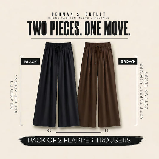 Black and Brown Flapper Trousers