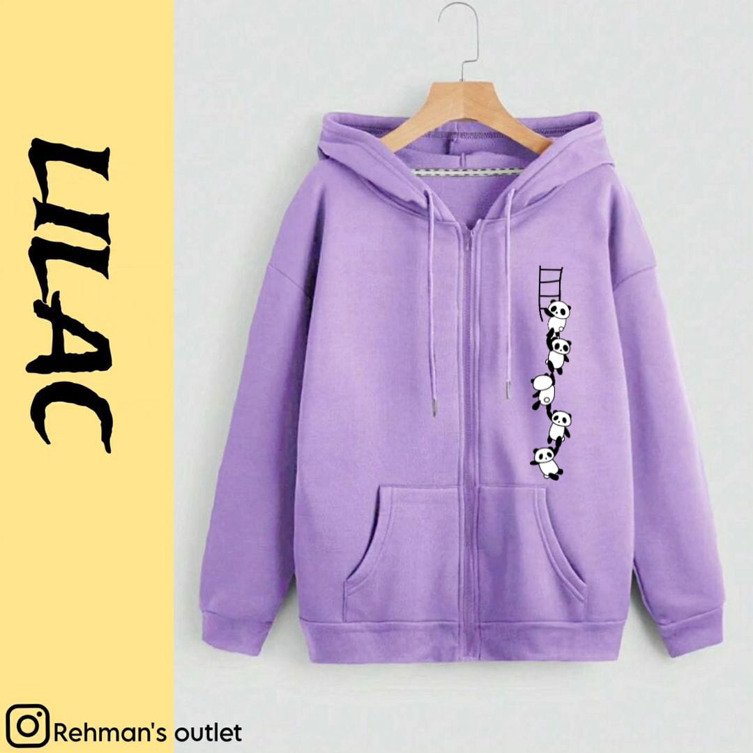 Bear stairs Lilac zipper