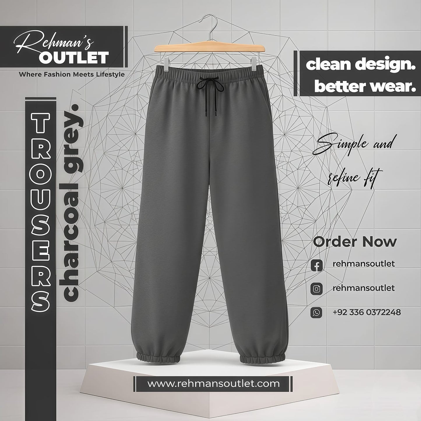 Dark Grey Trouser