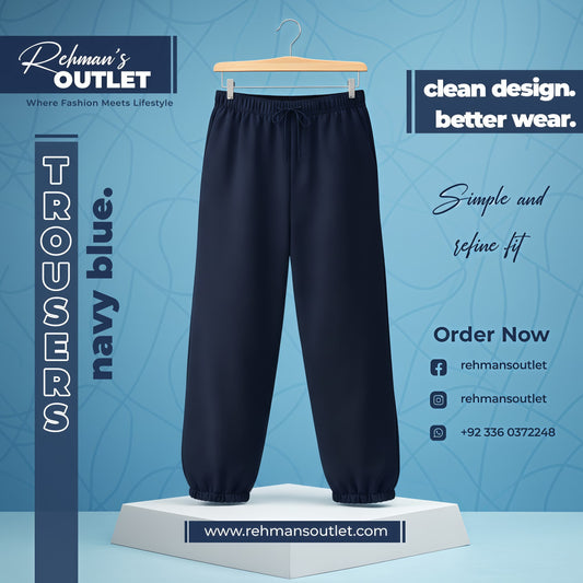 Navy-Blue Trouser