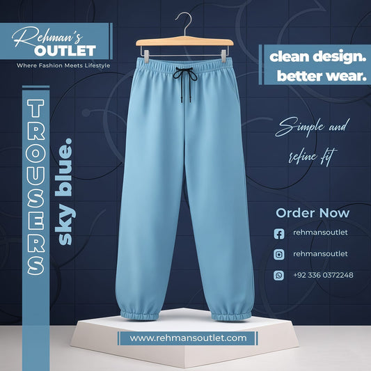 Sky-Blue Trouser