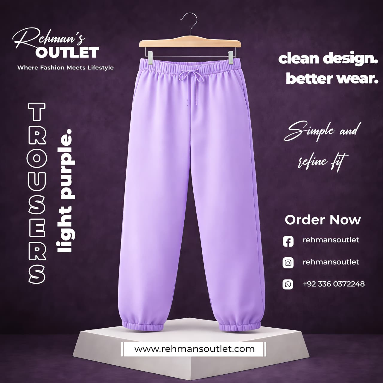 Lilac Trouser